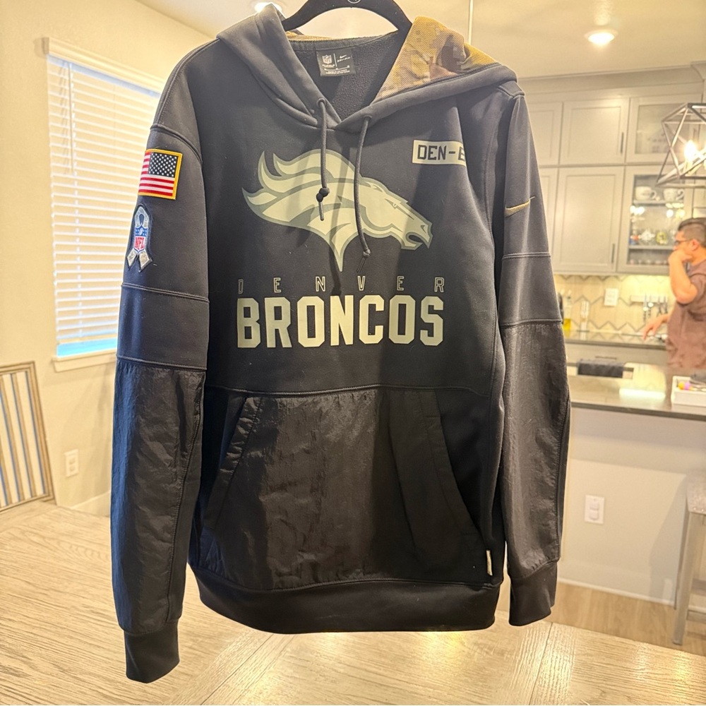 NFL Black Dri-FIT OnField Apparel Pullover Hoodie